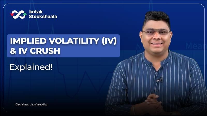 Implied Volatility (IV) & IV Crush Explained in Simple Terms
