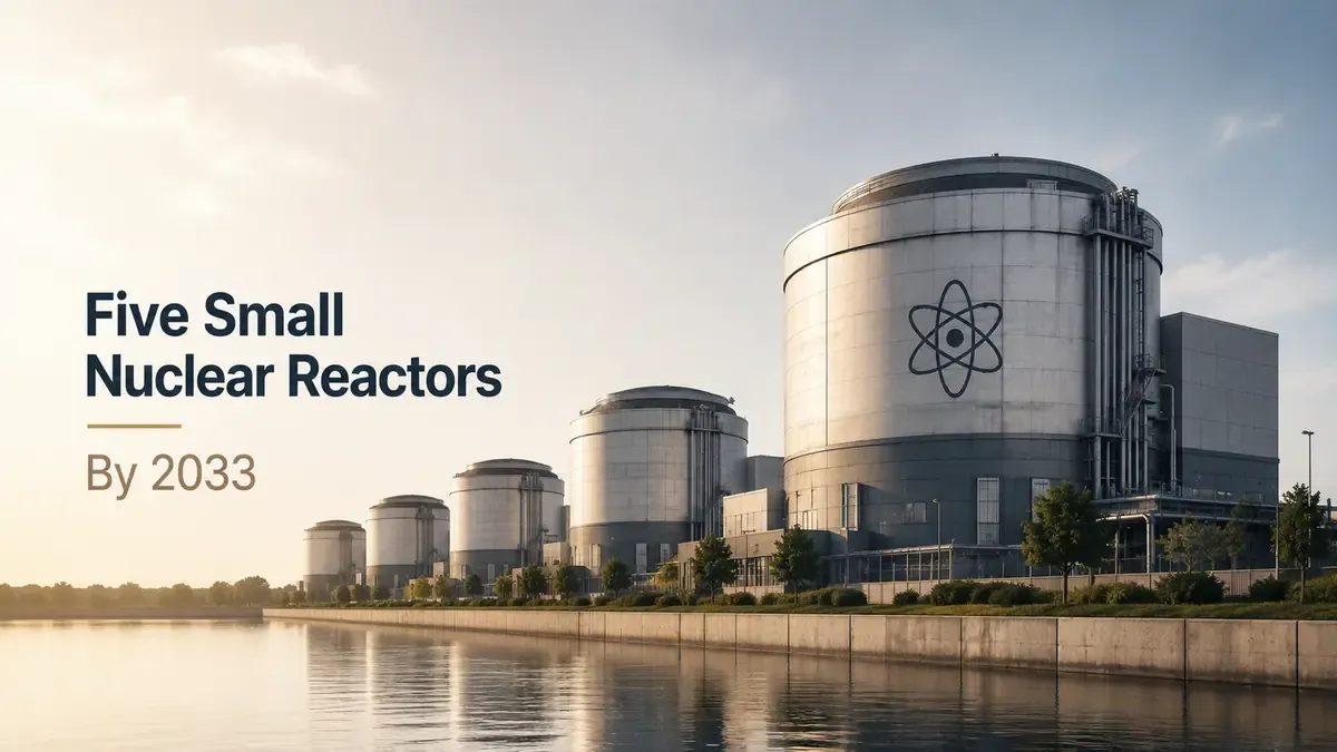 India Targets Five Small Modular Reactors By 2033 As Nuclear Expansion Accelerates