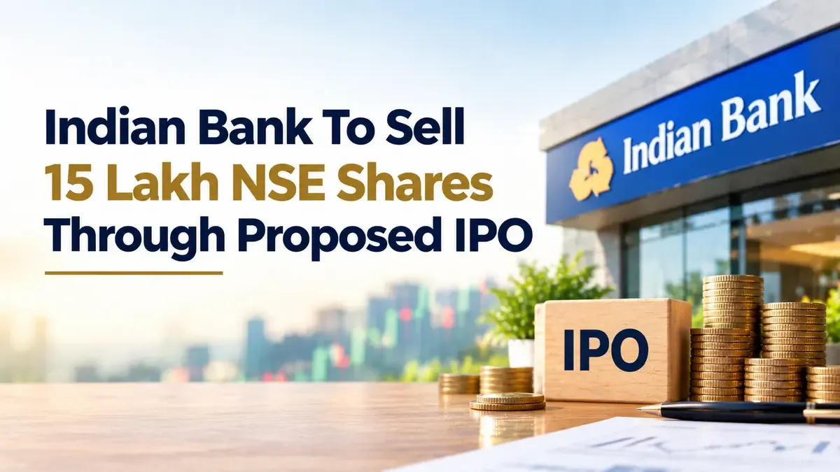 indian bank sell nse shares ipo ofs Indian Bank To Sell 15 Lakh NSE