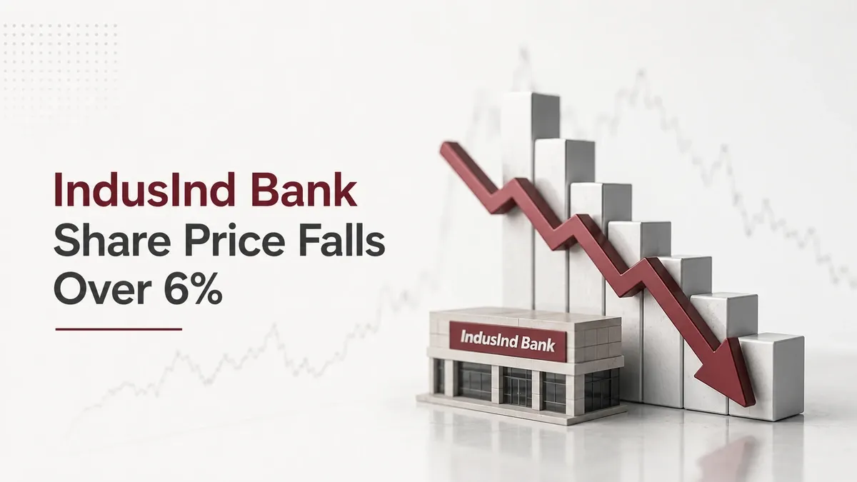 IndusInd Bank Share Price Falls Over 6% Despite Q1 FY27 Results; Kotak Neo Research Downgrades Stock