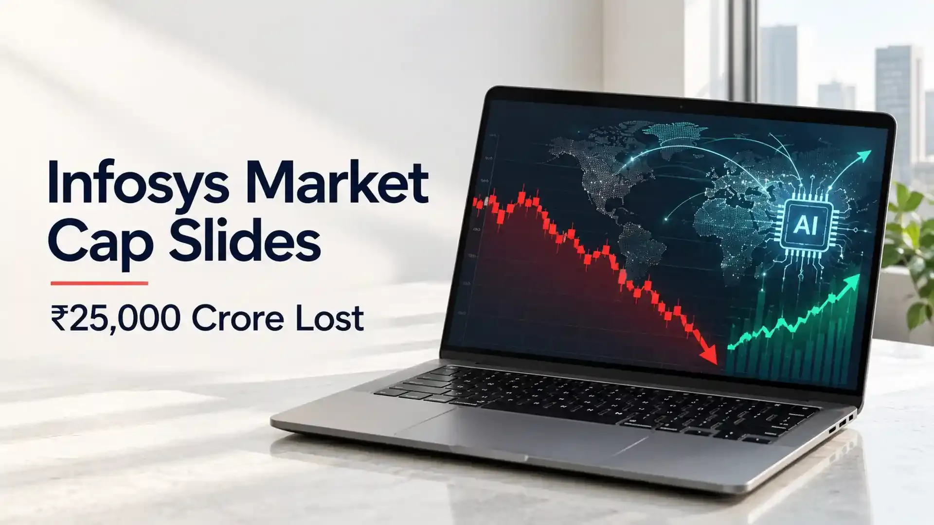 Infosys Shares Fall 5.3% In Two Days, Losing ₹25,000 Crore In Market Cap Amid Global AI Trade Rebound