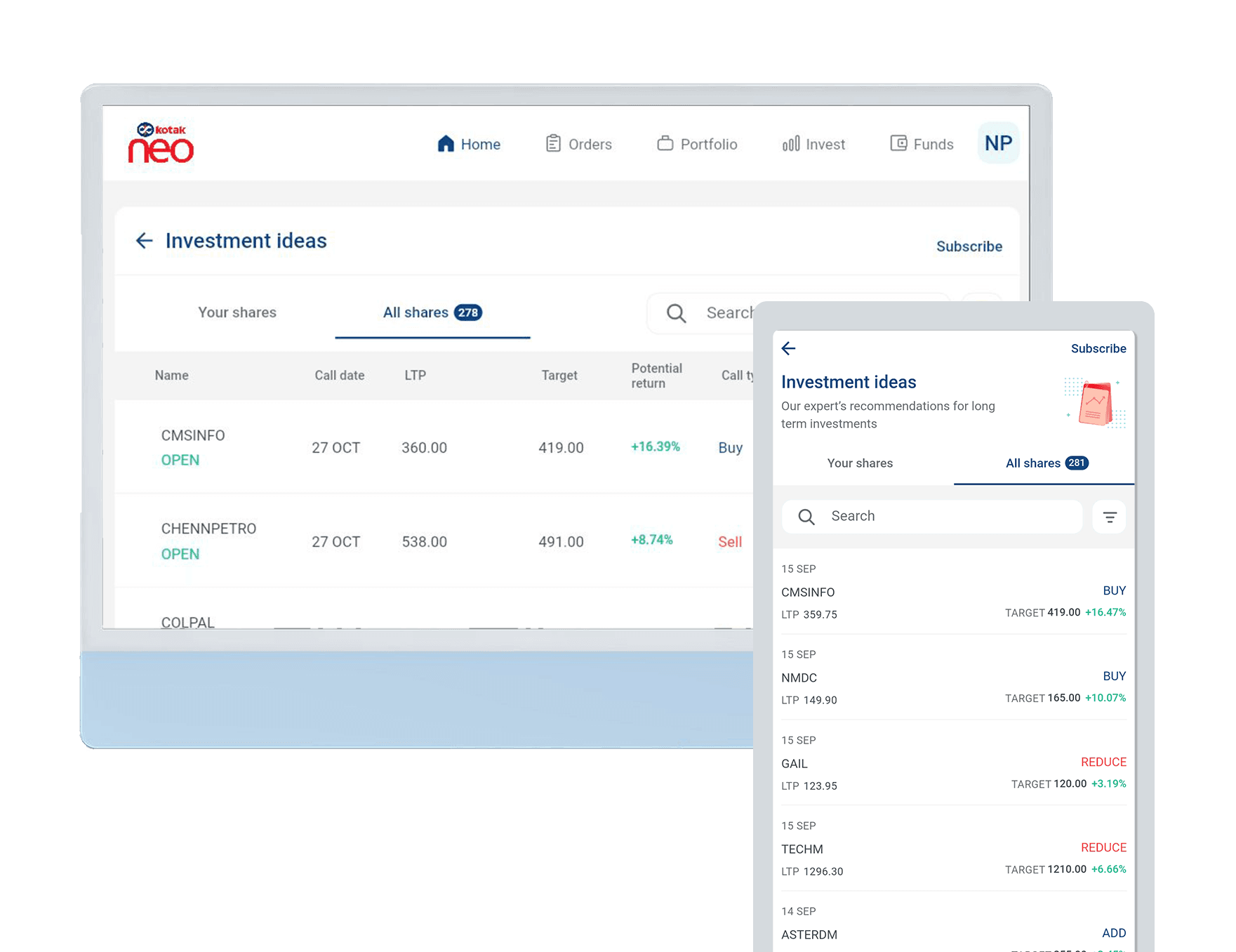 Investment Ideas - Review the movement of stock prices throughout the day