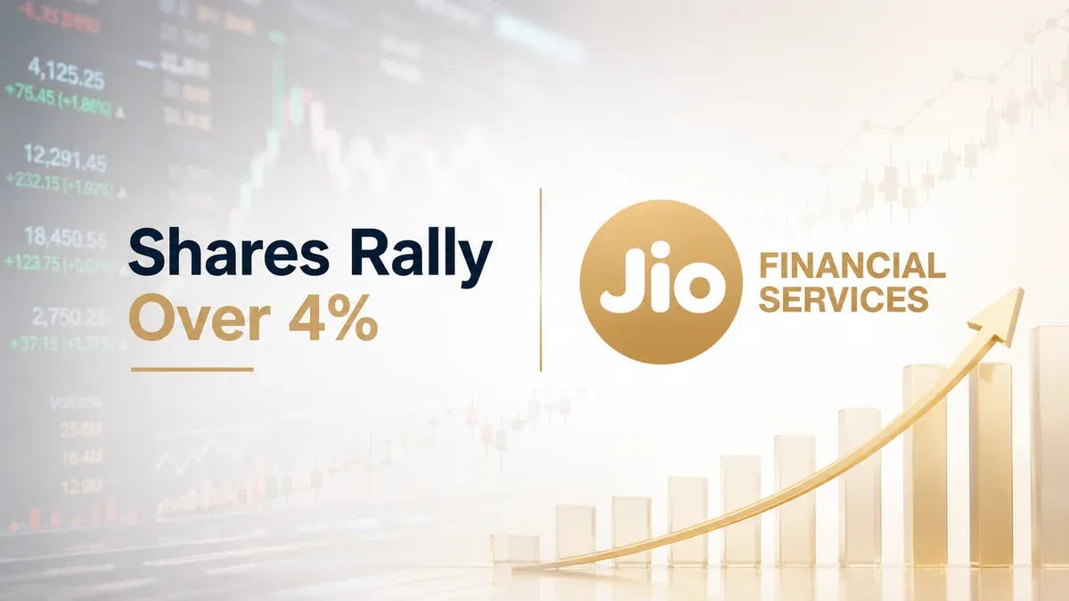 jio financial shares rally q1 profit 830 crore Jio Financial Shares Rally Over 4% After Q1