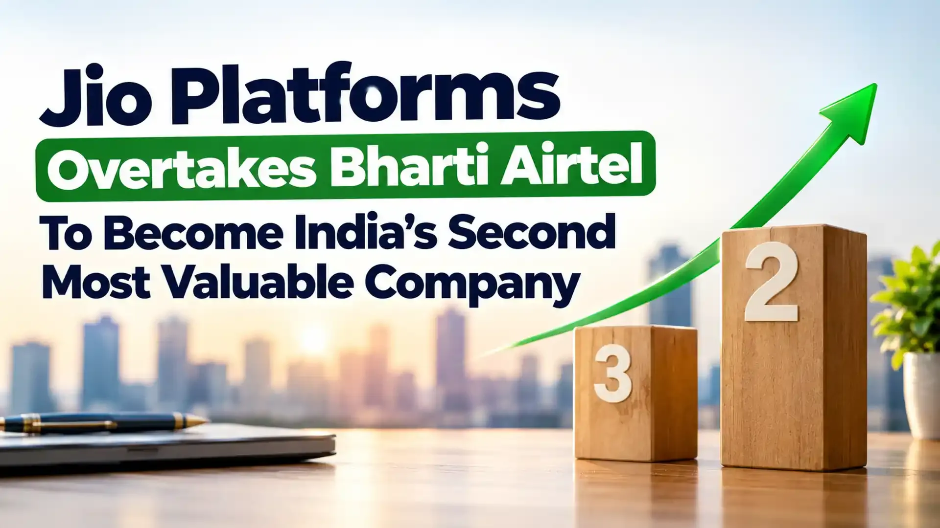 Jio Platforms Overtakes Bharti Airtel And Becomes India’s Second Most Valuable Company After Listing At Over 21% Premium