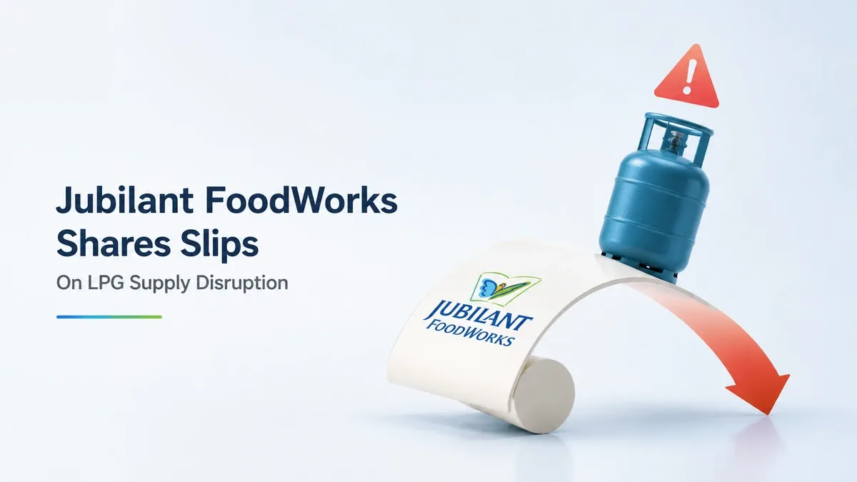 Jubilant FoodWorks Shares Slips on LPG Supply Disruption 