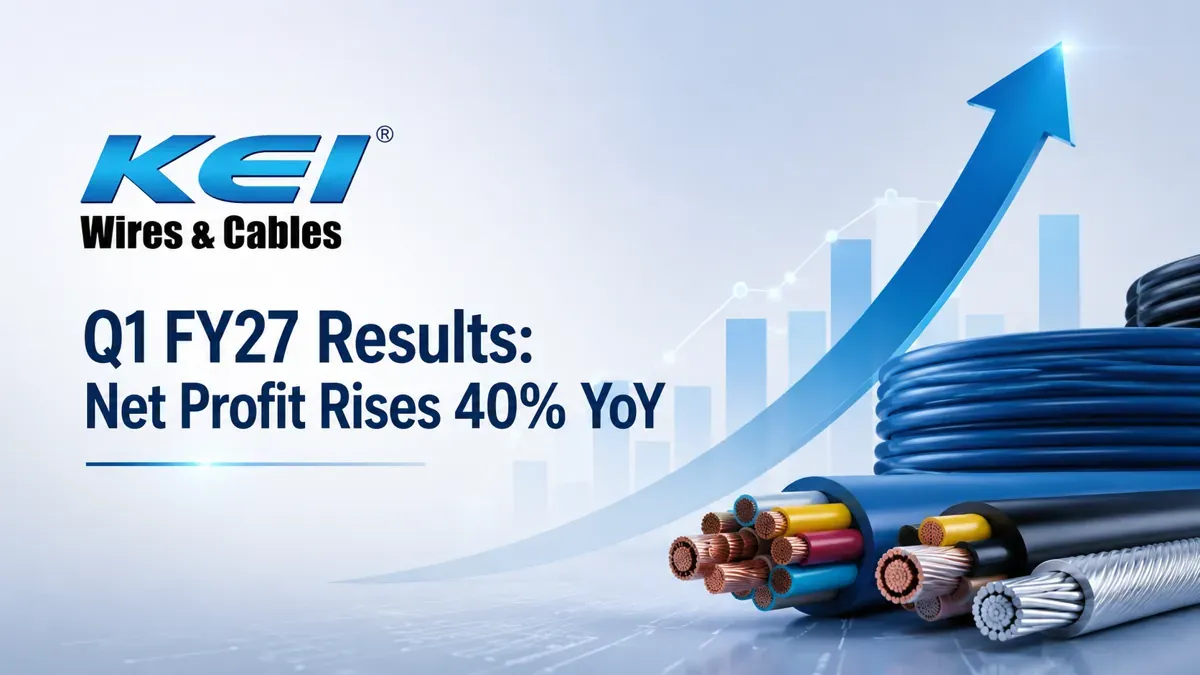 kei industries q1 fy27 results profit rises revenue grows shares rally KEI Industries Q1 FY27 Results