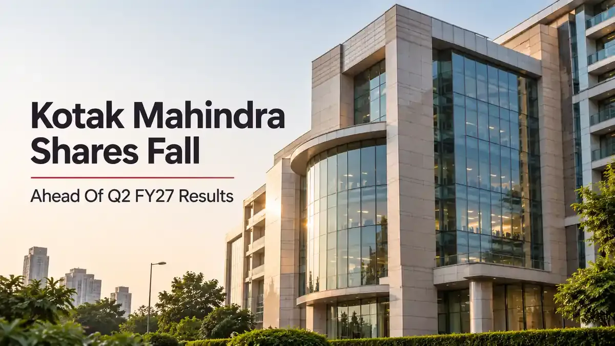 Kotak Mahindra Bank Share Price Falls 1.33% Ahead Of Q2 FY27 Results As Investors Track Earnings Outlook