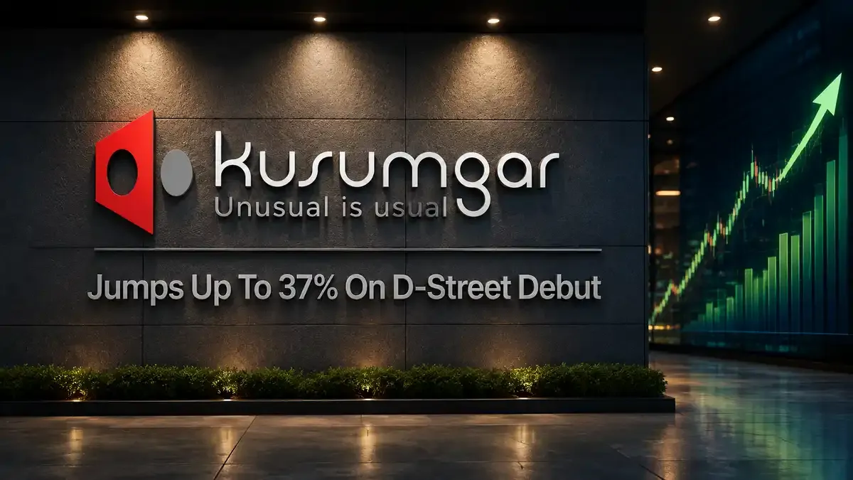 Kusumgar Shares Debut At Up To 37% Premium After IPO Draws Strong Demand   