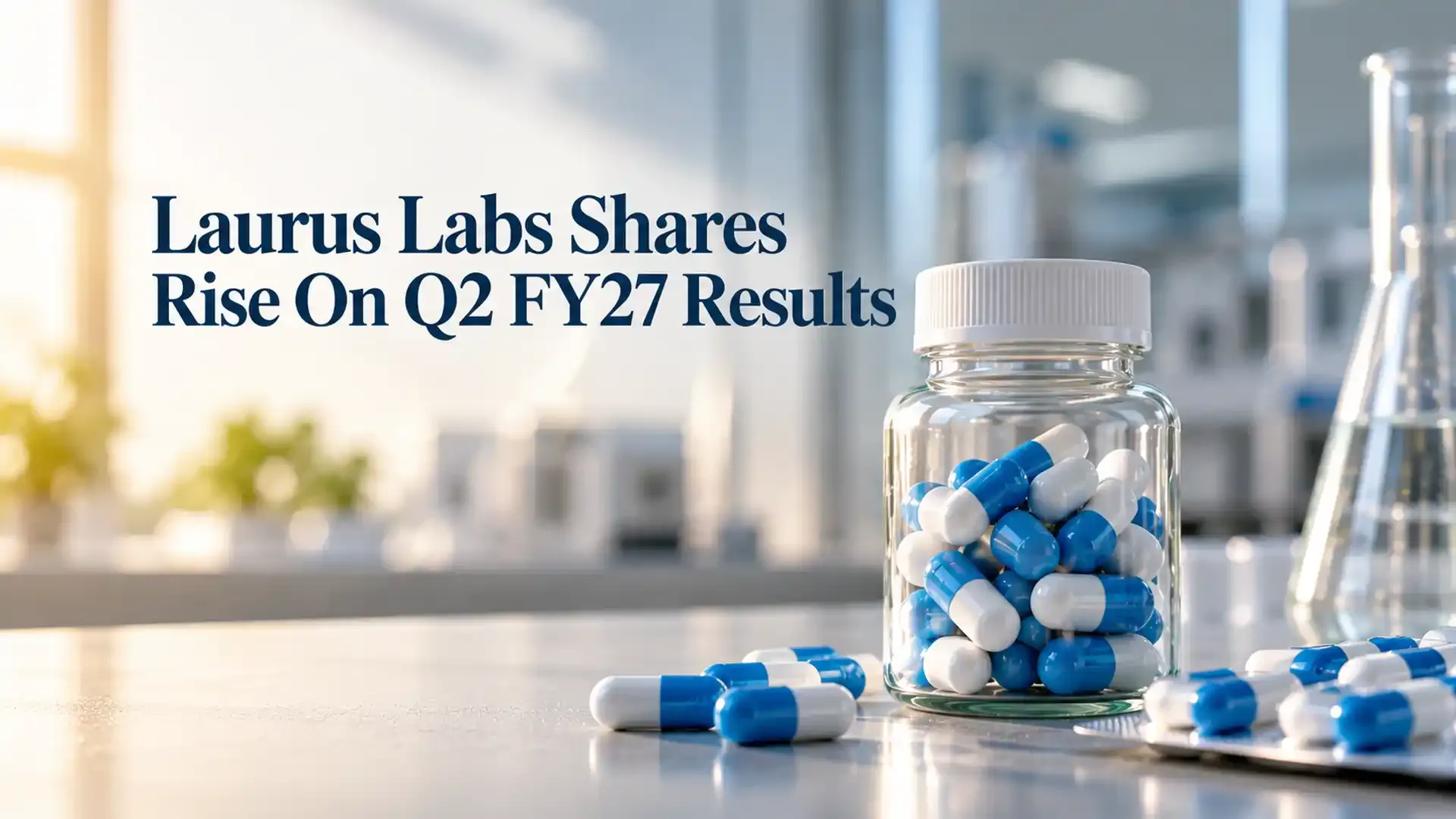 Laurus Labs Q2 FY27 Results: Net Profit Rises 126.7% To ₹442 Crore As Revenue Grows 33.4% And EBITDA Jumps 86%; Share Rises