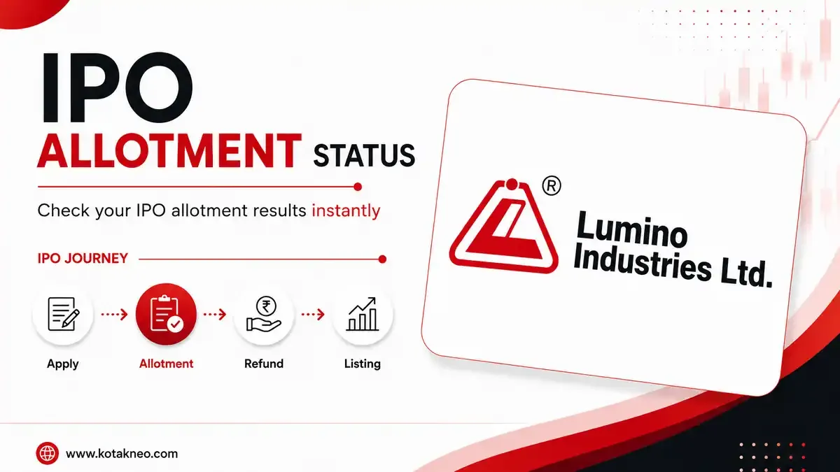 Lumino Industries IPO IPO Allotment Status: Check Online on Registrar & NSE,BSE