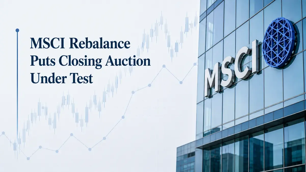 MSCI Rebalance To Test India’s New Closing Auction System  