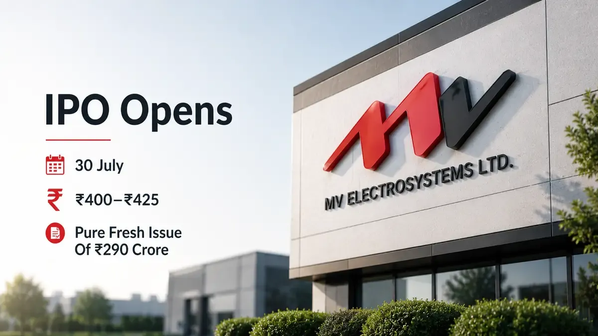 MV Electrosystems IPO Opens 30 July At ₹400-₹425; Pure Fresh Issue Of ₹290 Crore For Railway Equipment Maker