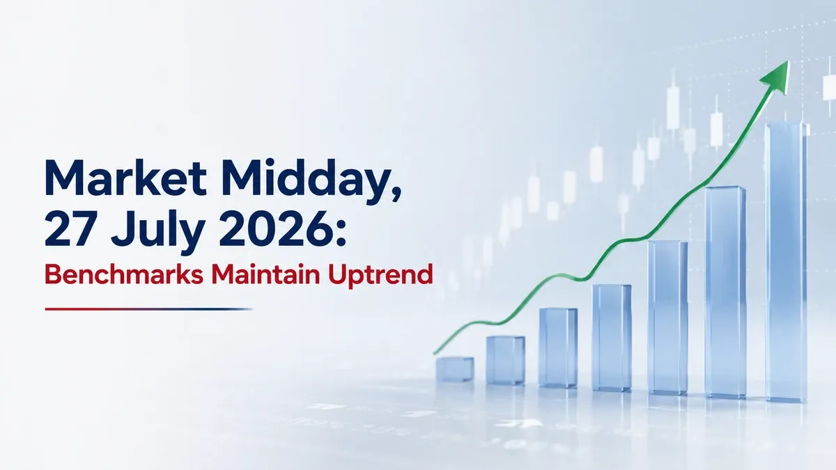 Market Midday, 27 July 2026: Benchmarks Maintain Momentum