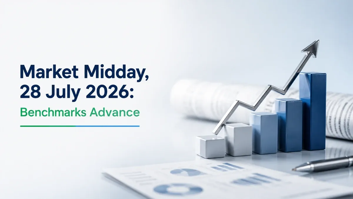 Market Midday, 28 July 2026: BSE Sensex And Nifty Trade Higher 
