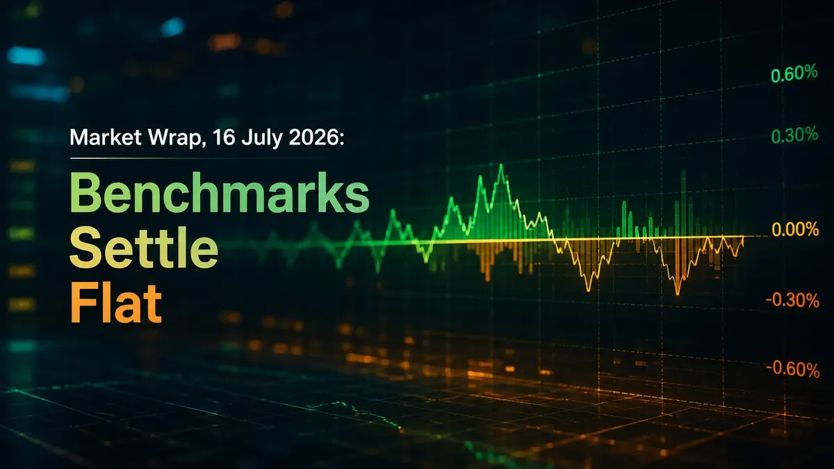 stock market today sensex nifty 50 market wrap 16 july 2026 Market Wrap, 16 July 2026