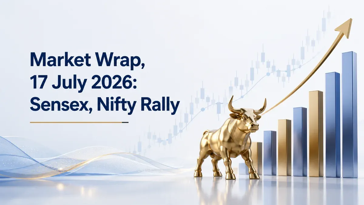 market wrap 17 july 2026 sensex nifty end higher Market Wrap, 17 July 2026: Sensex And Nifty End Higher Despite Global Weakness