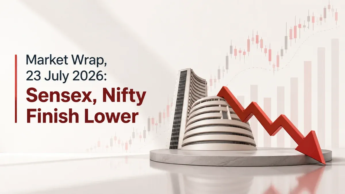 Market Wrap, 23 July 2026: D-Street Ends Lower