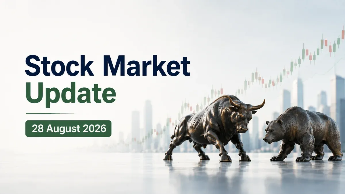 Stock Market Update 28 August 2026: Sensex Gains Over 200 Pts; Nifty 50 Above 24,100 