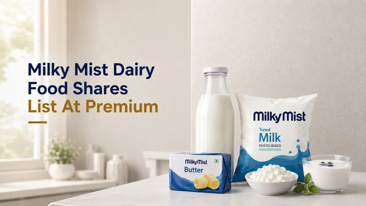 milky mist dairy shares list at nearly 18 percent premium Milky Mist Dairy Food IPO Listing: Stock Lists At Nearly 18% Above Issue Price