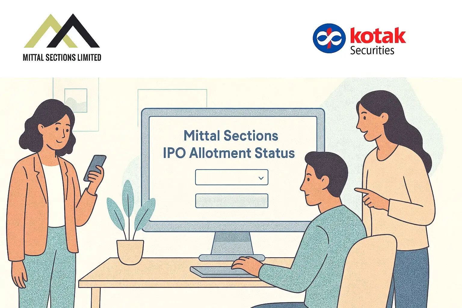 Mittal Sections IPO Allotment Status: Ways to Check Online