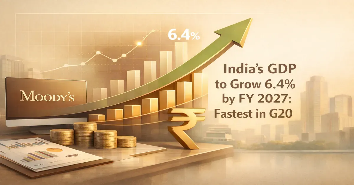 moodys-projects-indias-gdp-to-grow-6-4-in-fy27-fastest-among-g20-economies moodys-india-gdp-growth-fy27-fastest-g20