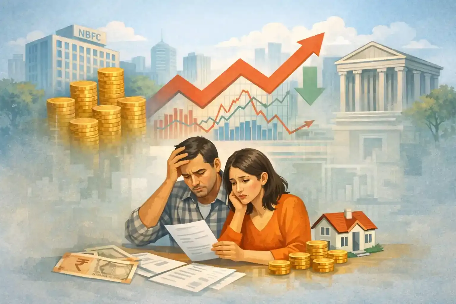 NBFCs-Pass-Higher-Funding-Costs-to-Retail-Borrowers