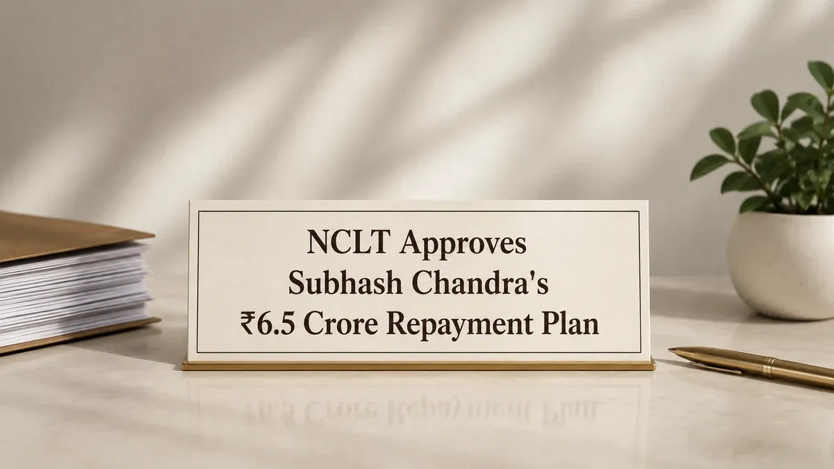 nclt approves subhash chandra repayment plan NCLT Approves ₹6.5-Crore