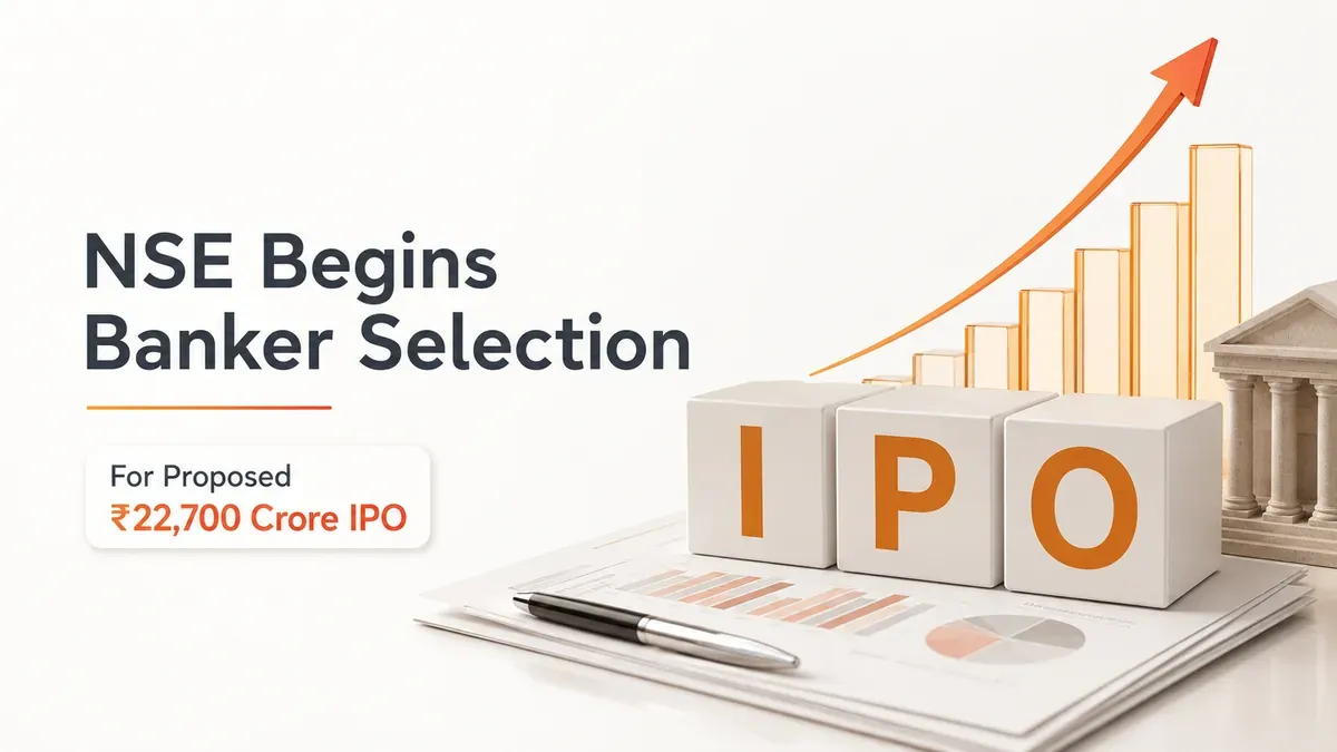 NSE Begins Banker Selection Process For Proposed ₹22,700 Crore IPO NSE Begins Banker Selection Process For Proposed ₹22,700 Crore IPO