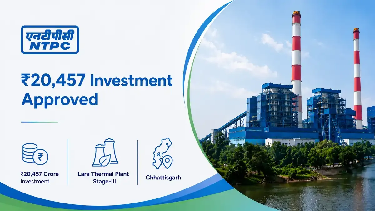 ntpc lara super thermal power project stage 3 20457 crore 2026 NTPC Approves ₹20,457 Crore Investment