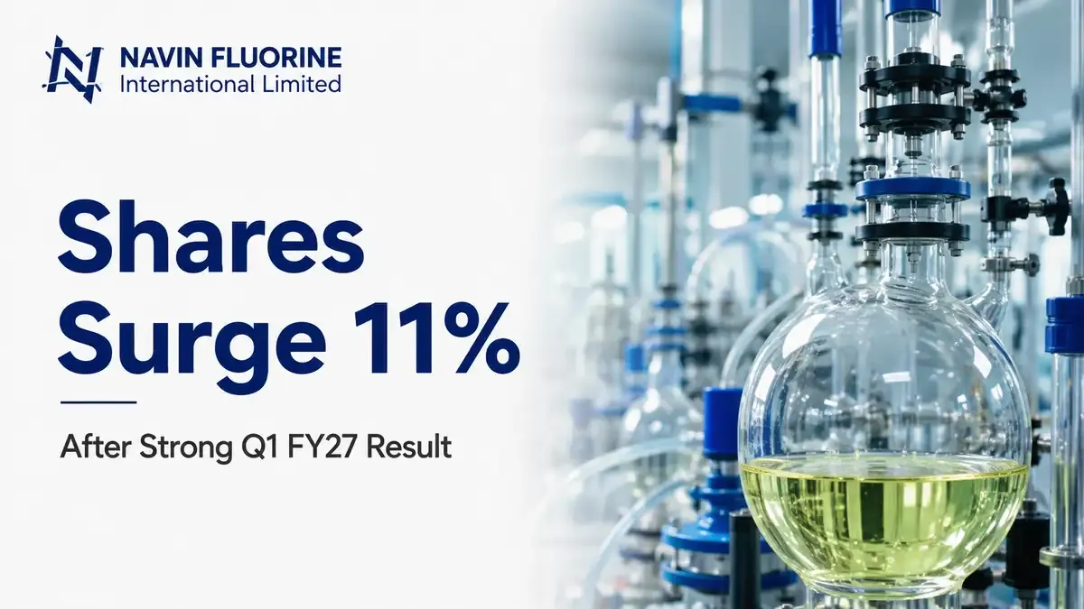 navin fluorine shares hit record high surge 11 percent after strong q1 fy 2026 27 earnings Navin Fluorine Shares Hit Record High