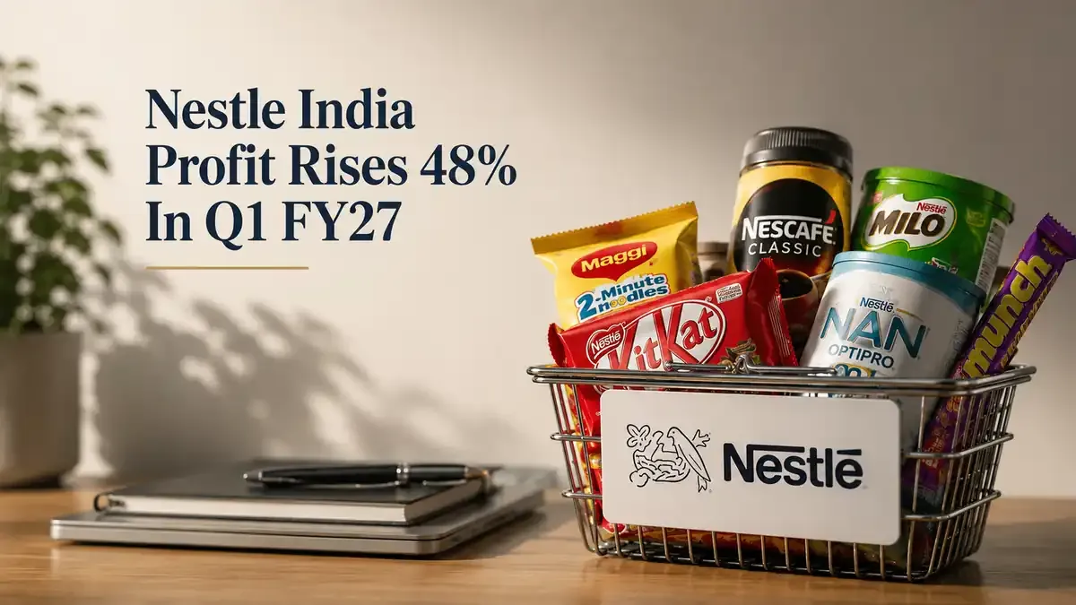 Nestle India Q1 FY27 Results: Net Profit Jumps 48% To ₹975 Crore, Revenue Rises 25% 