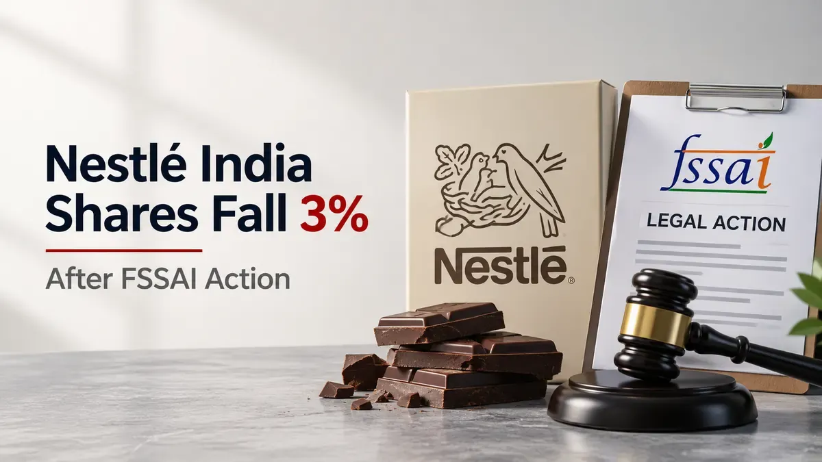 Nestlé India Shares Fall 3% After FSSAI Initiates Legal Action Over Infant Products