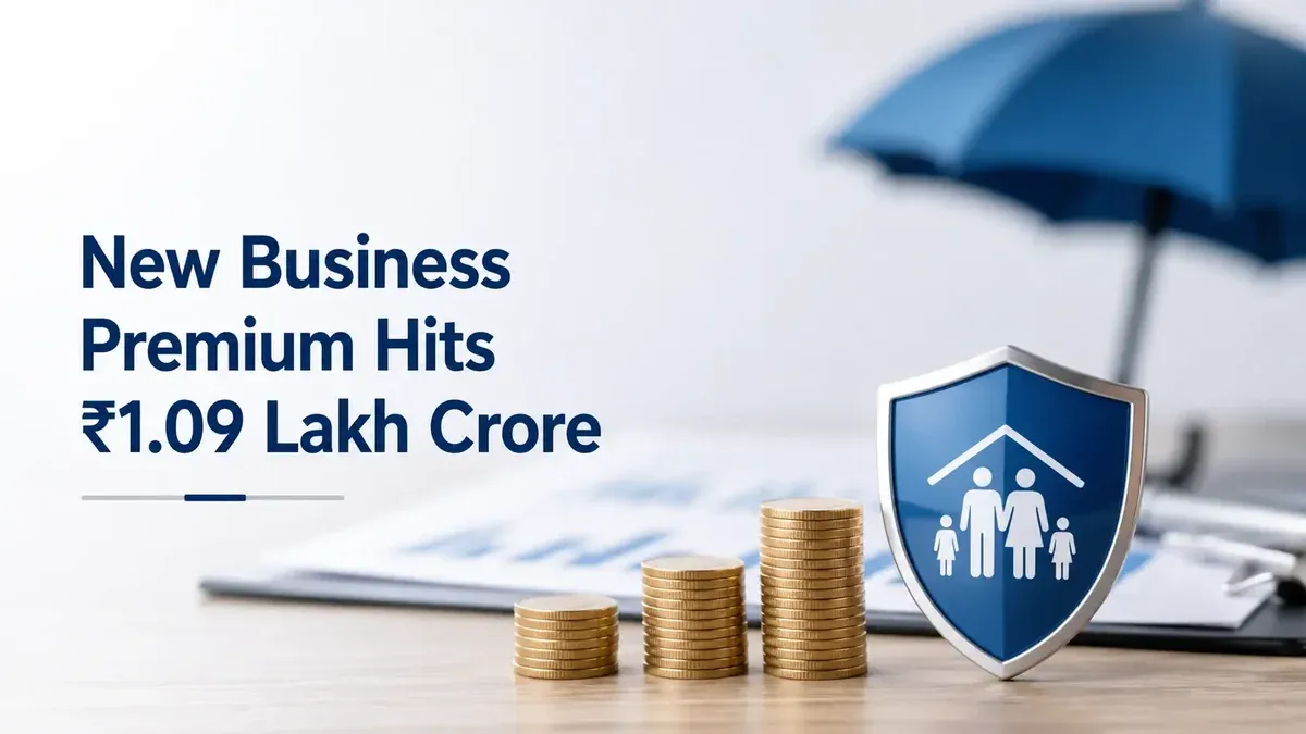 Life Insurance Industry Records Strongest Q1 in Years, New Business Premium Hits ₹1.09 Lakh Crore