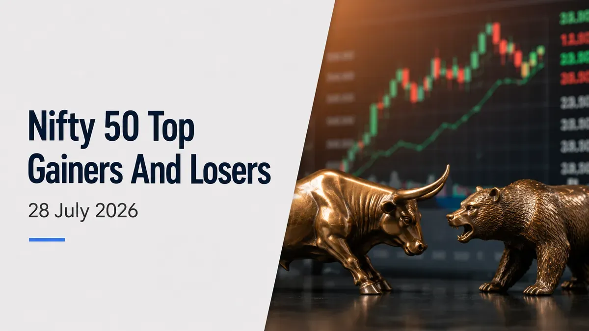 Nifty 50 Top Gainers and Losers Today, July 28: TCS, Tech Mahindra, Nestlé India Gain; HUL, BEL, Coal India Decline 