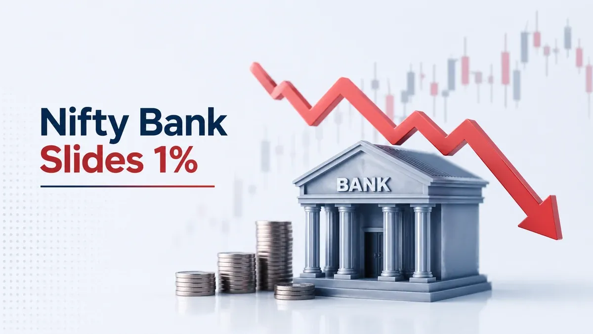 nifty bank crude oil surge banking stocks pressure Nifty Bank slides 1% to 57,158 points as Axis Bank, IndusInd Bank lead banking stocks lower