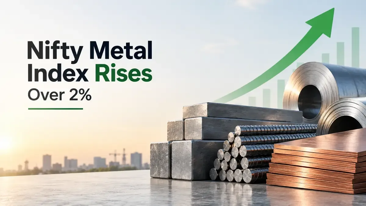 nifty metal index rises over 2 percent sail welspun corp led the gain Nifty Metal Index Rises Over 2%; SAIL, Welspun Corp Lead Gains