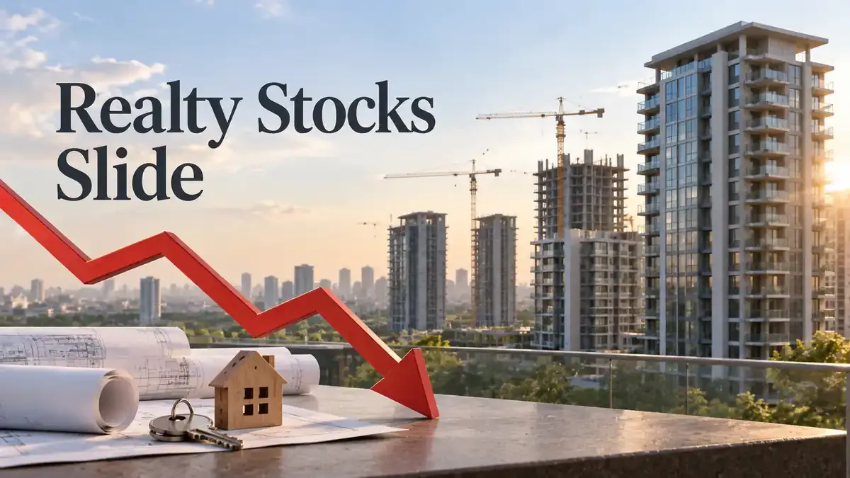 Nifty Realty Index Falls 4% As Realty Stocks Face Broad Selloff 