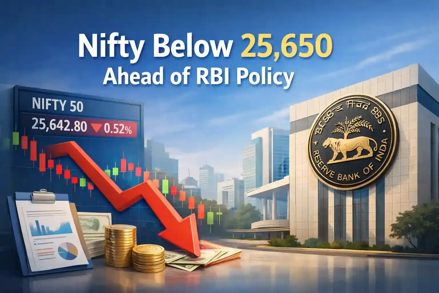 pre-market-6-feb-2026-nifty-drops-052-percent-ahead-of-rbi-policy pre-market-6-feb-2026-nifty-drops