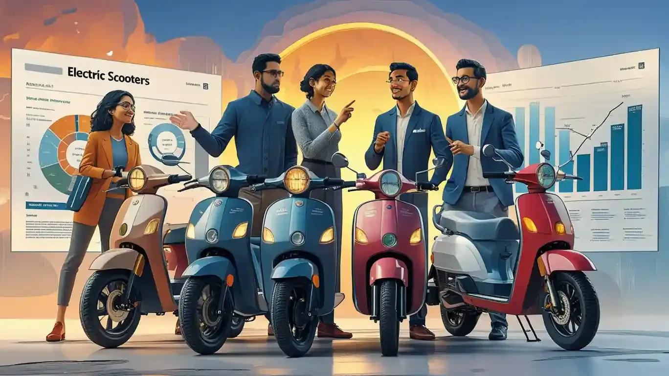 Ola, Bajaj, TVS: Who’s Winning the EV Scooter Race? Ola, Bajaj, TVS: Who’s Winning the EV Scooter Race?