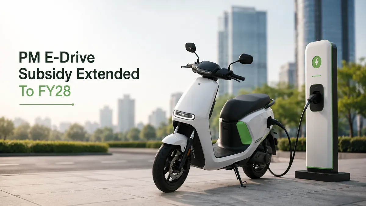 PM E-Drive Scheme For Electric Two-Wheelers Gets Extension And Higher Allocation