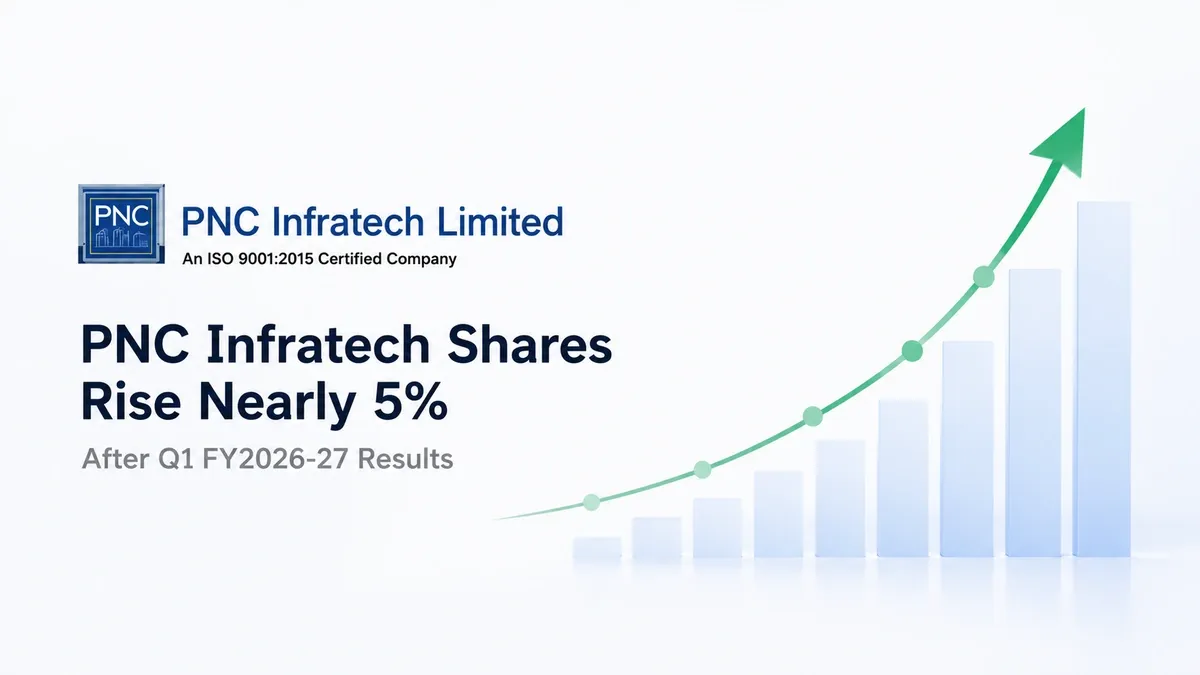 pnc infratech shares rise nearly 5 percent after q1 fy 2026 27 results kotak neo retains buy PNC Infratech Shares Rise Nearly 5% After Q1 FY 2026-27 Results: Kotak Neo Retains Buy