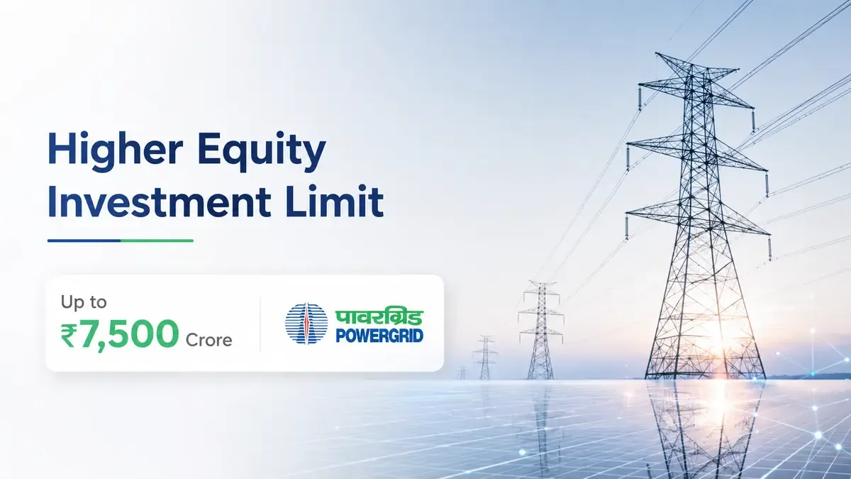 Cabinet Committee Raises POWERGRID’s Equity Cap To ₹7,500 Cr.