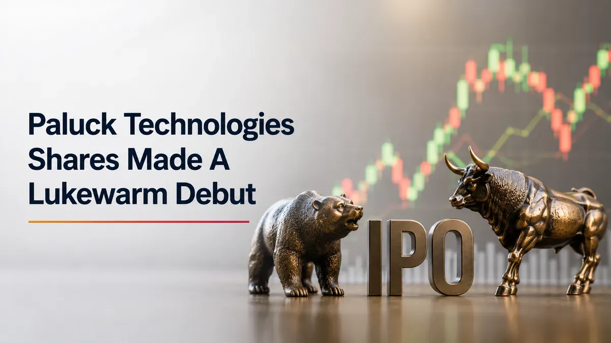 paluck technologies shares list at over 2 percent discount Paluck Technologies IPO Listing: Shares List At Over 2% Discount