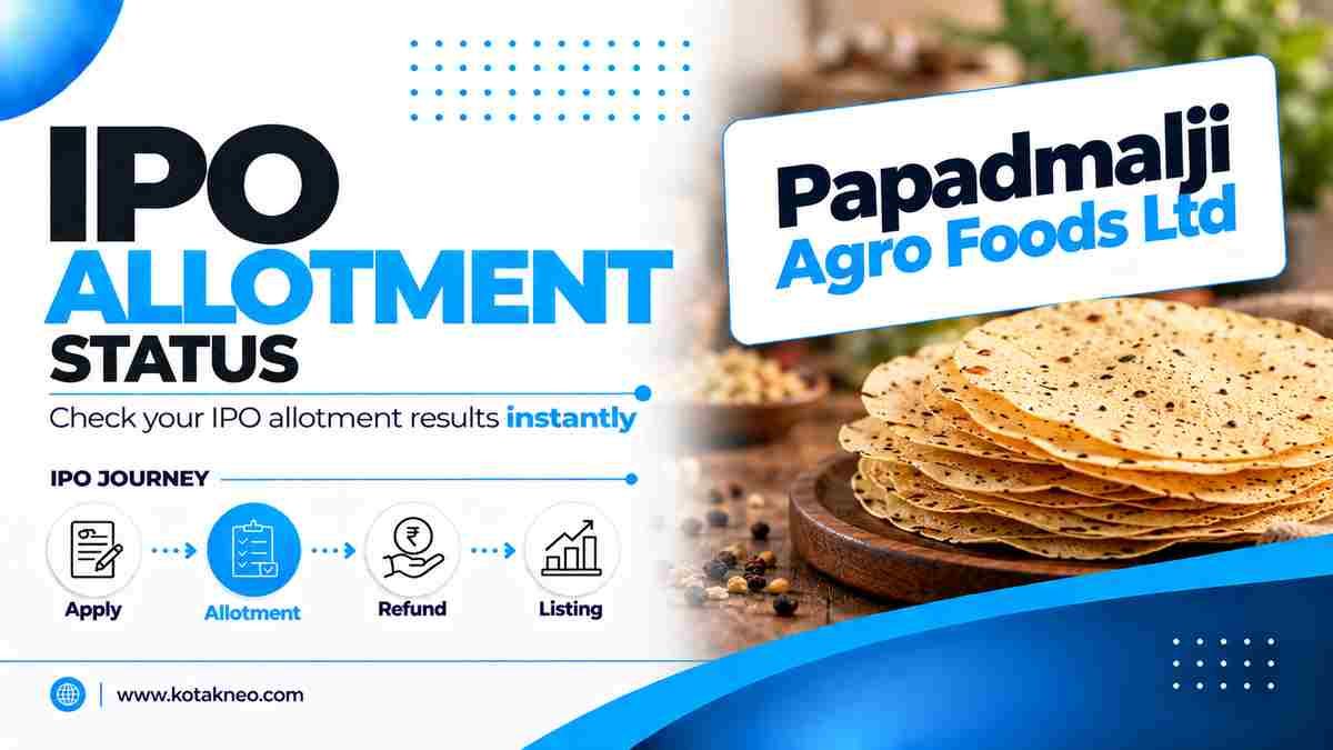 Papadmalji Agro Foods IPO Allotment Status Online Check on MAS Services & NSE SME Platform for all Investors