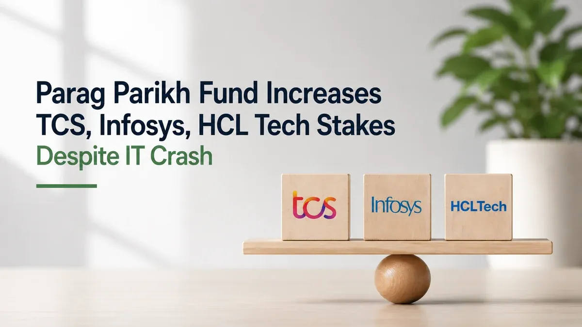 Parag Parikh Fund Increases TCS, Infosys, HCL Tech Stakes Despite IT Crash