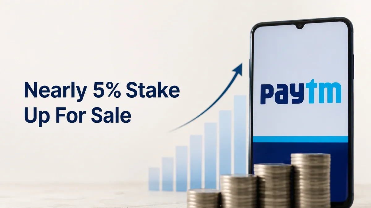 paytm block deal vijay shekhar sharma stake sale Paytm Block Deal