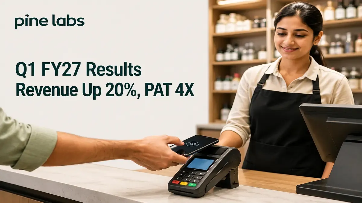 Pine Labs Results, Q1 FY27: Revenue Grows 20%, Profit 4X 