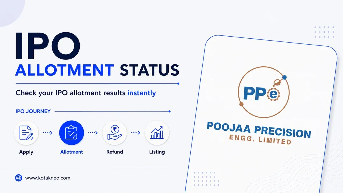 Poojaa Precision IPO Allotment Status: Check Allotment Status Online on MUFG Intime & BSE SME
