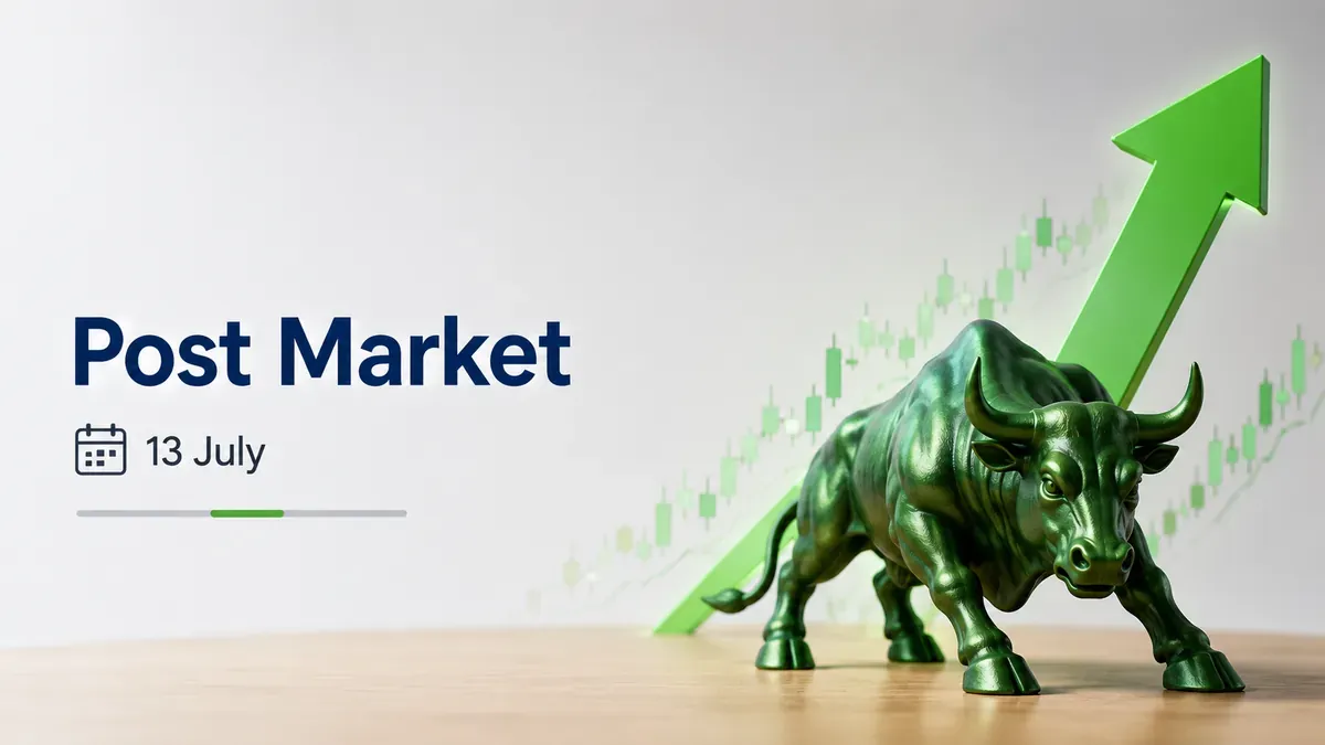 sensex nifty50 close higher it stocks market wrap july 13 2026 Market Wrap, 13 July 2026: Benchmarks Close