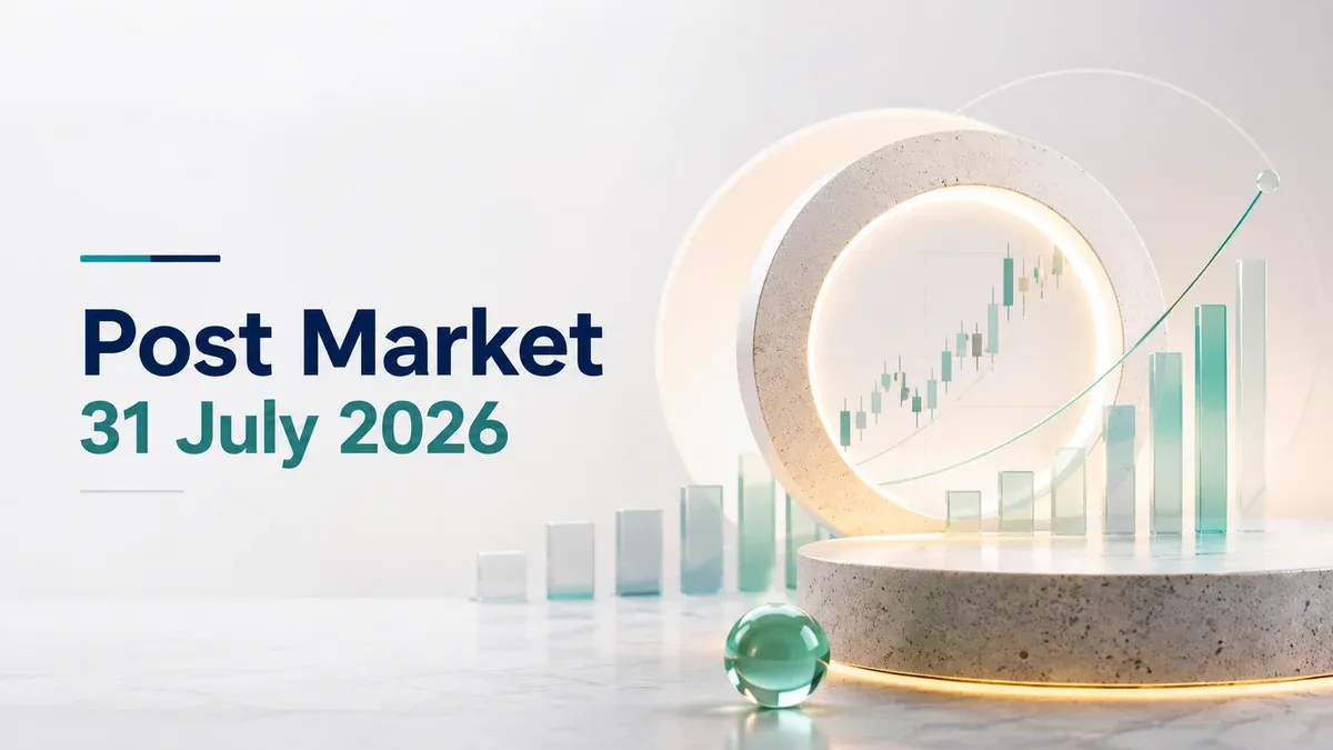 Closing Bell, 31 July 2026: Sensex Gains 166 Points, Nifty Ends Above 24,350